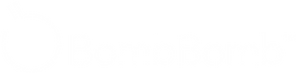 bombbomb logo, white