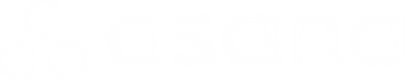 asana logo, white
