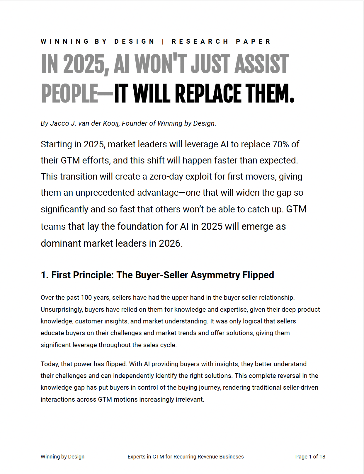 In 2025, AI Won't Just Assist People - It Will Replace Them | Winning ...