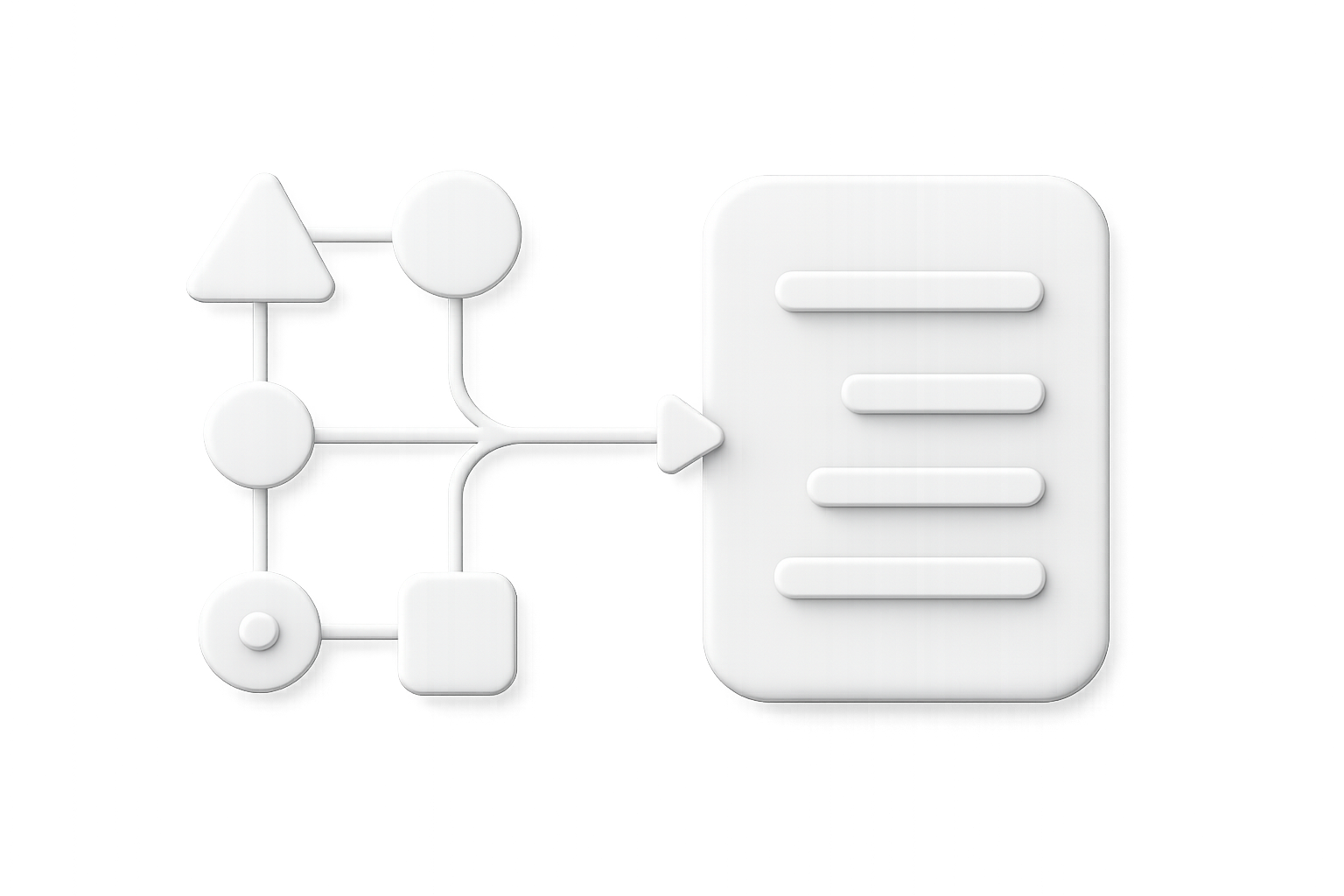 Abstract systems illustration showing aligned components forming a scalable, executable operating model for revenue teams