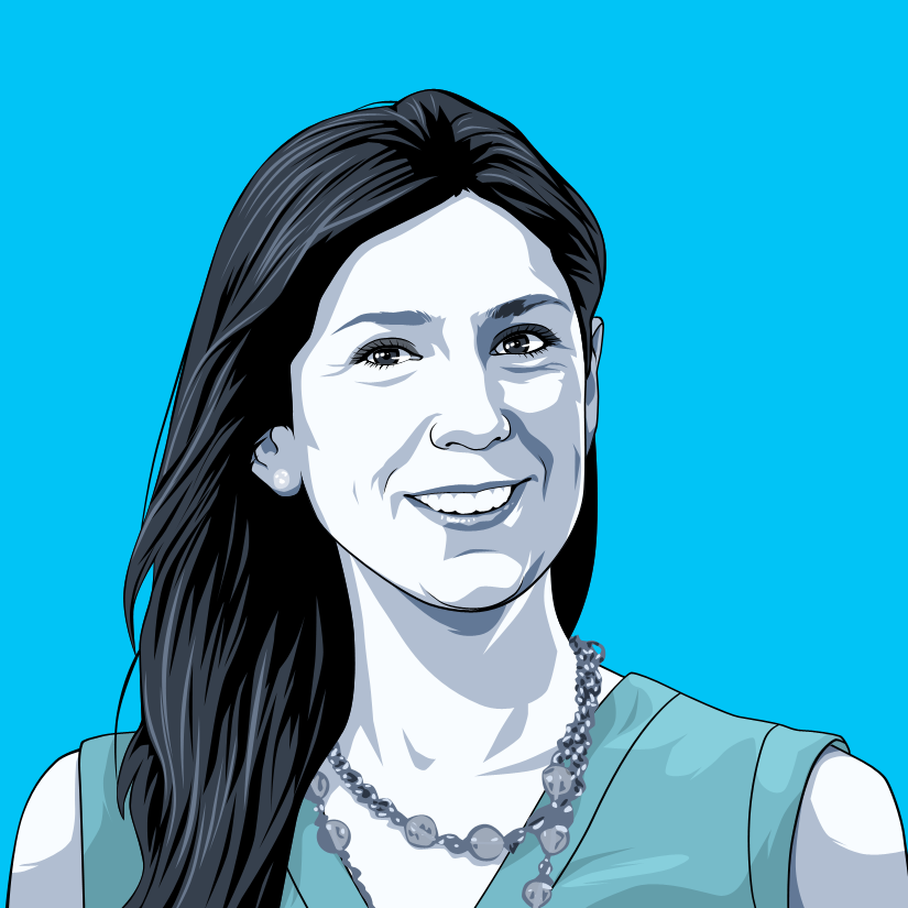 lauren goldstein headshot, winning by design branding