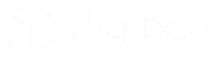digibee logo, white