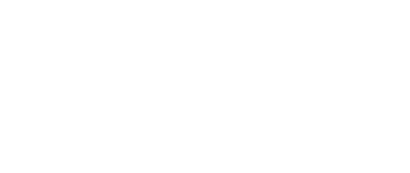 blip logo, white
