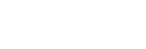 signalfx logo, white
