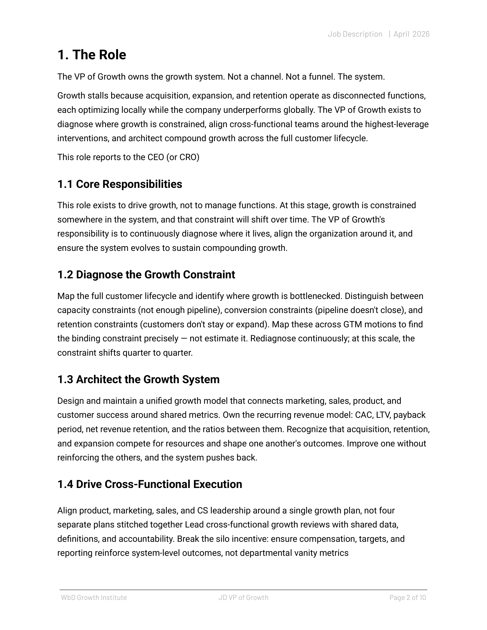 Sample VP of Growth - page 2