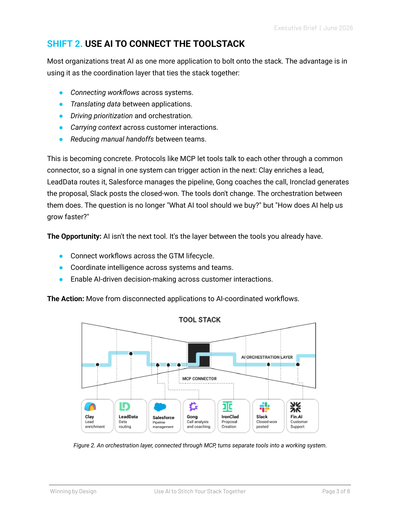 Executive Briefing The Use of AI to stitch the stack together - page 3